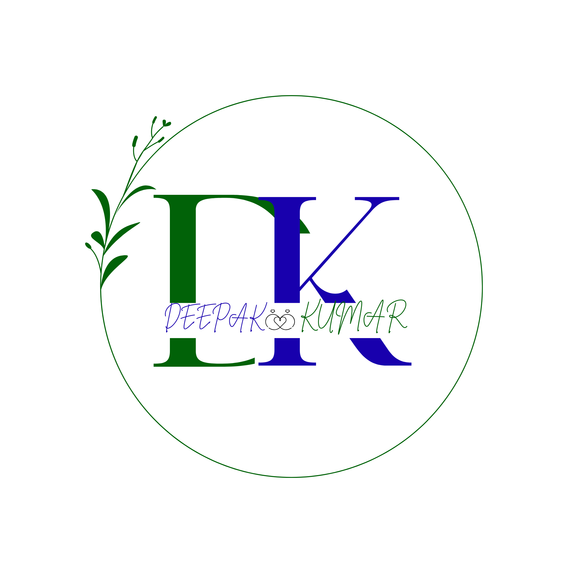 Black White Wedding Initial Name A R Modern Monogram Logo